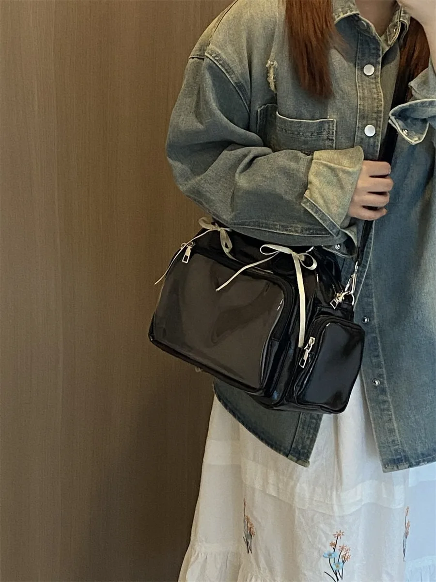 Cute Bar Ita Bag, 3-Color Versatile Bowling Bag, Portable Crossbody & Backpack, New Arrival