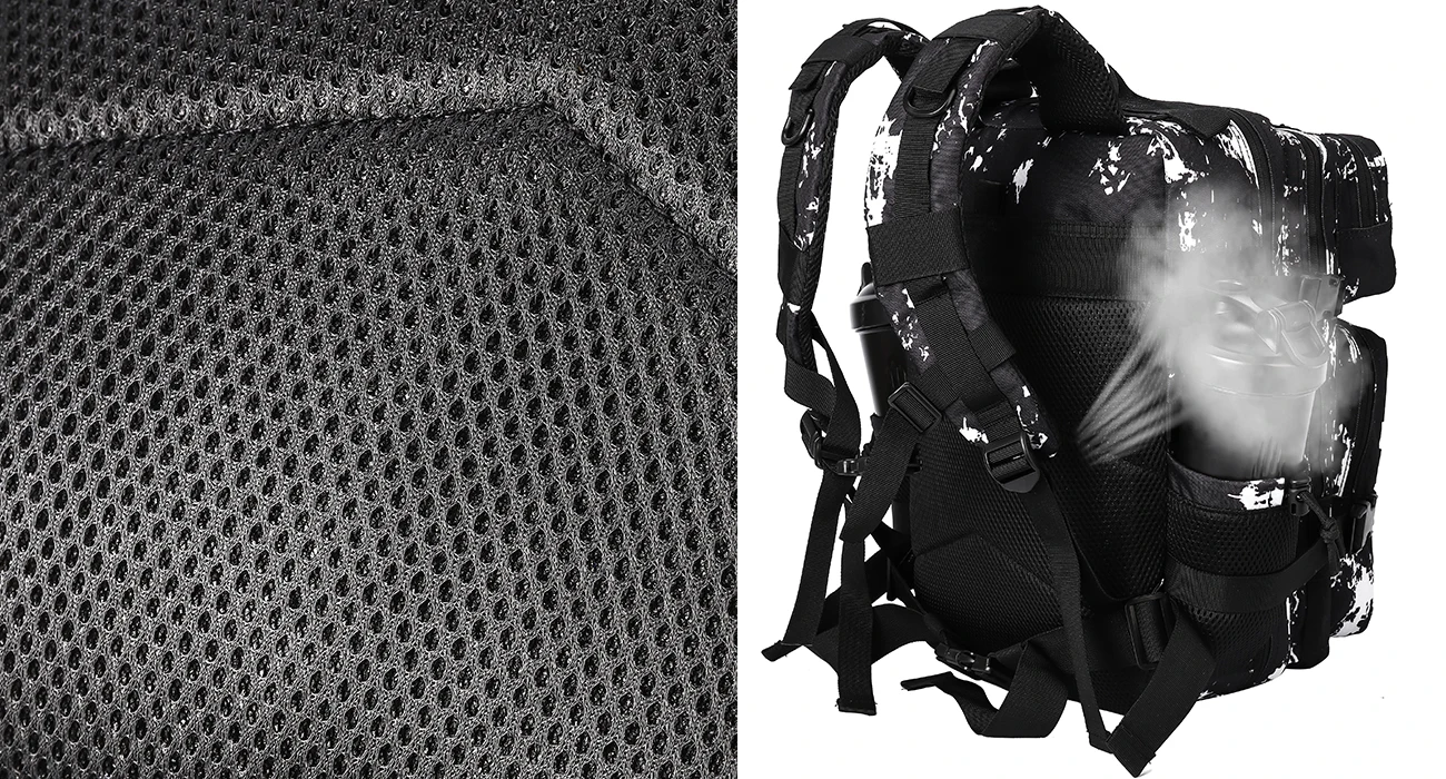 LHI 25L Tactical Backpack for Women Fitness Athlete Gym Out Bag Small Outdoor Sports Travel Rucksack with Bottle Holder