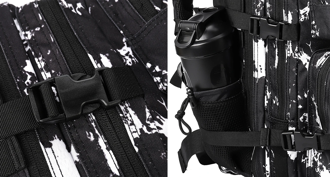 LHI 25L Tactical Backpack for Women Fitness Athlete Gym Out Bag Small Outdoor Sports Travel Rucksack with Bottle Holder