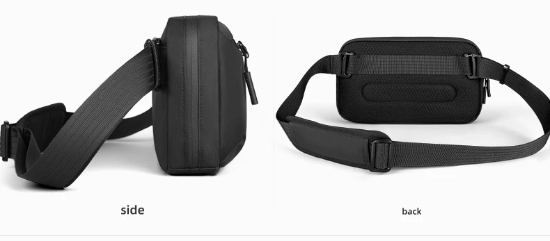 HcanKcan Men's Shoulder Bag Lightweight Crossbody Bag Multiple Pockets Waterproof X-Pac Fabric Travel Bag Portable Storage Bag