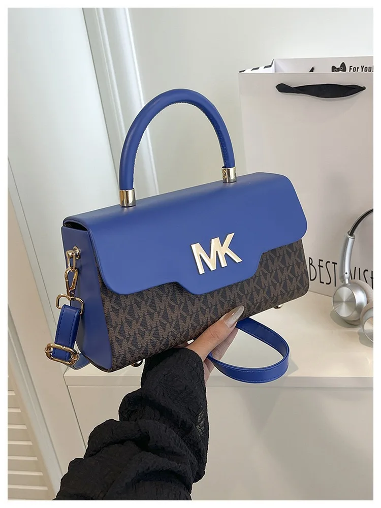Michael Kors Women's Fashionable Crossbody Single Shoulder Handbag MK Classic Letter Multifunctional Small Square Bag