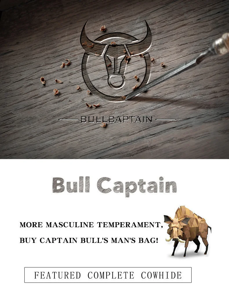 BULLCAPTAIN Men's Genuine Leather Chest Bag Fashion Leisure Multifunctional Crossbody Bag Music Chest Bag Men's Chest Bag