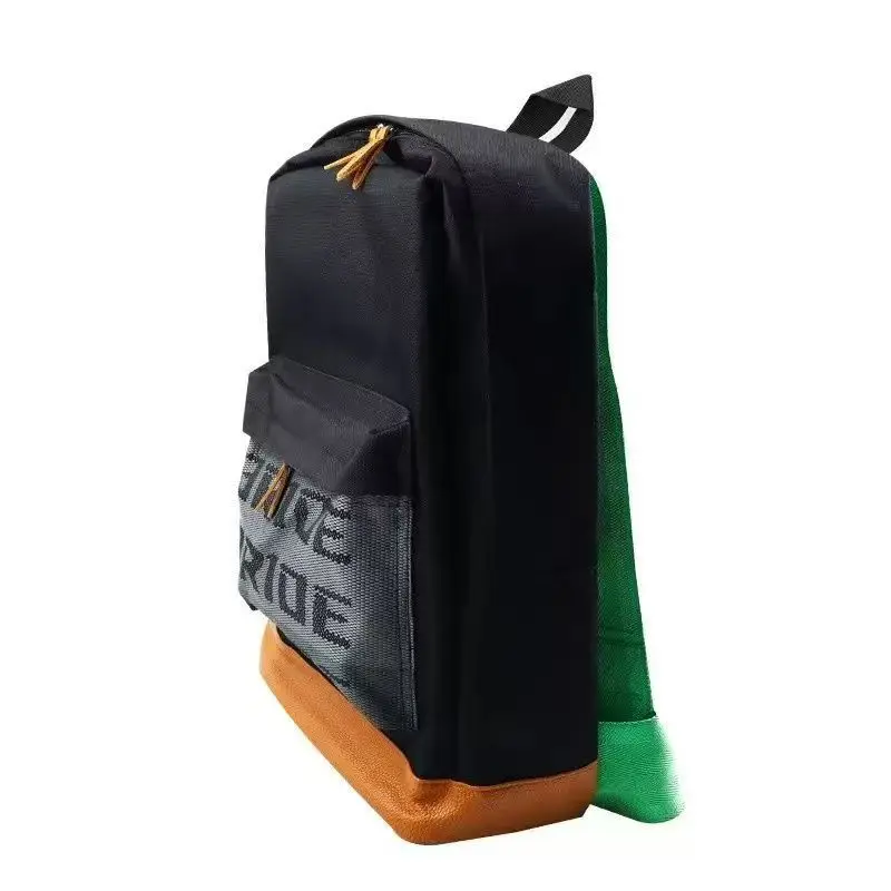 New SPARCO backpack, universal car seatbelt backpack, leather canvas material, motorcycle bag, black laptop backpack