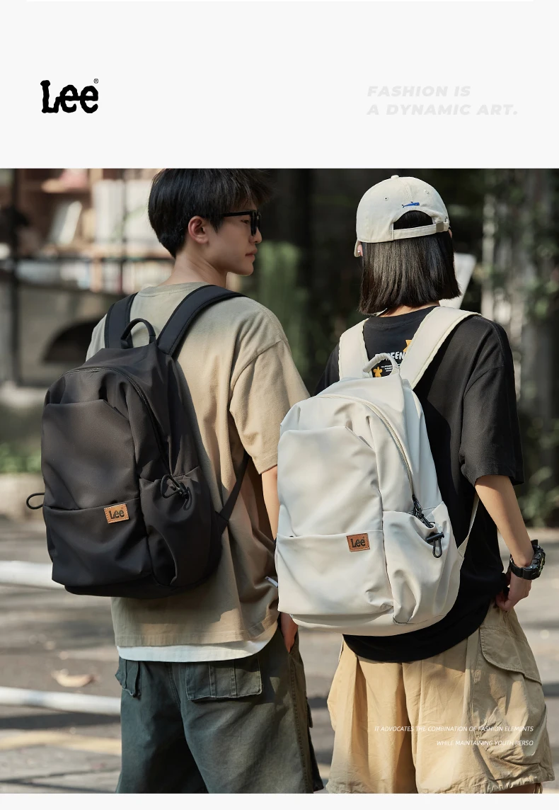 LEE Unisex Large Capacity Laptop Bagpack Women Man Middle School College Student School Bag Outdoor Travel Rucksack