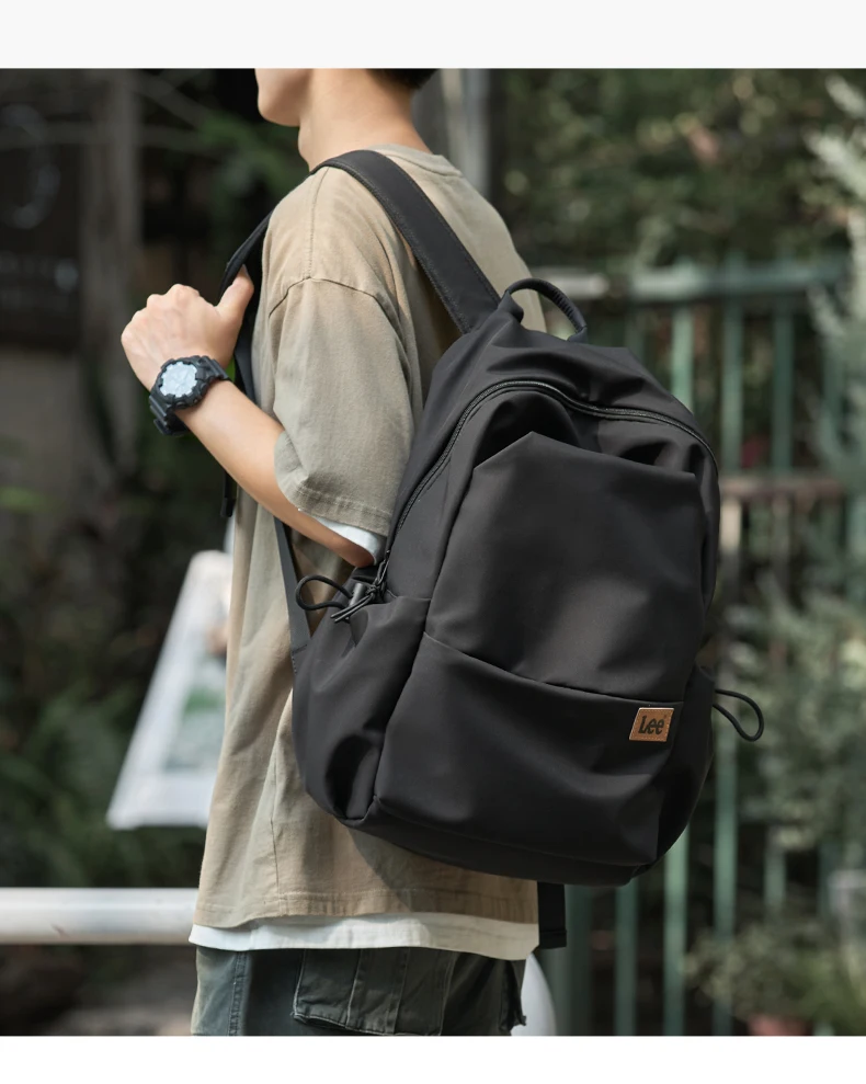 LEE Unisex Large Capacity Laptop Bagpack Women Man Middle School College Student School Bag Outdoor Travel Rucksack