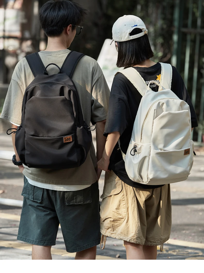 LEE Unisex Large Capacity Laptop Bagpack Women Man Middle School College Student School Bag Outdoor Travel Rucksack