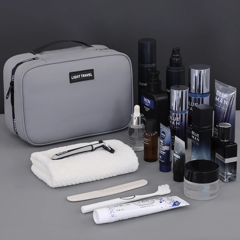 Waterproof Hanging Toiletry Bag Large Capacity Portable Travel Necessaire Case Cosmetic Bag for Men Women Wash Pouch
