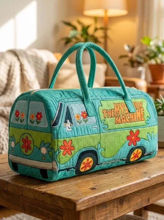 3D Printed Quilted Travel Bag - a Fashionable Gift for Hiking Camping Carrying - Casual Personalized Beach Sports Training Bag