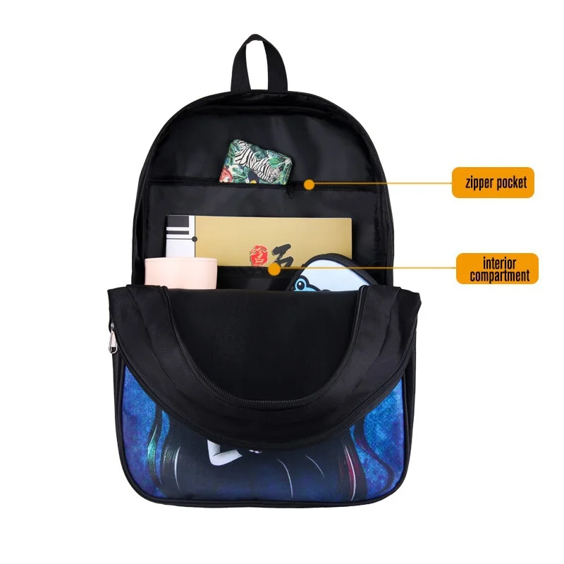 Funny Space Cat Unicorn Backpack Laser Cat Kitty Daypack Children School Bags for Teenagers Girls School Backpacks Kids Book Bag
