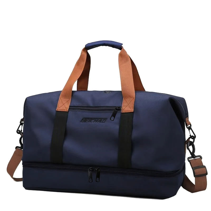High‑quality Oxford Duffle Travel Bag Portable Gym Handbag Detachable Strap for Weekend Trip Sports Business Outing