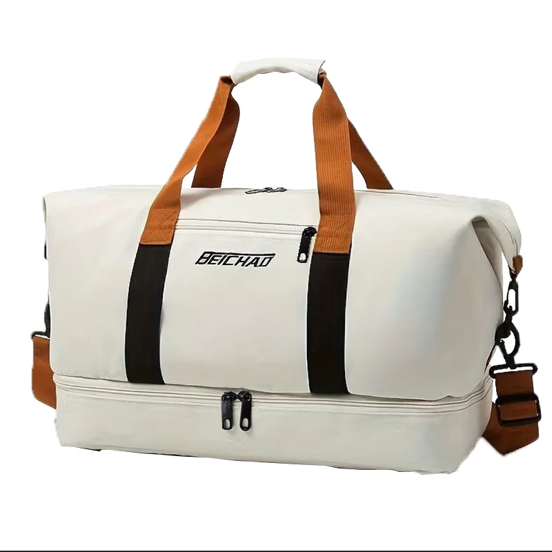 High‑quality Oxford Duffle Travel Bag Portable Gym Handbag Detachable Strap for Weekend Trip Sports Business Outing