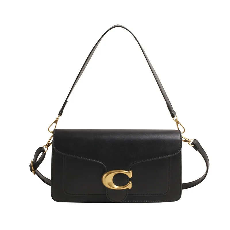 New Niche Bag Women's Premium Texture Solid Color Simple and Versatile Small Square Bag Commuter Multi-Compartment Shoulder Bag