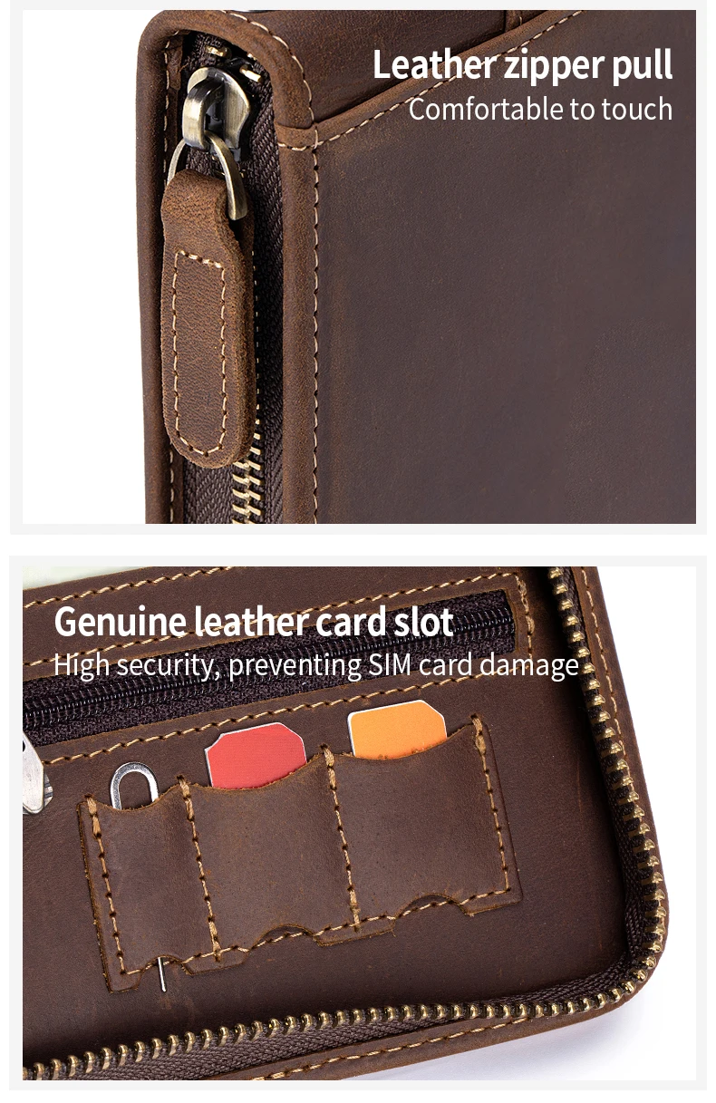 Passport Holder for Travel Family with Strap Genuine Leather RFID Blocking Travel Document Organizer Wallet with Pen Holder