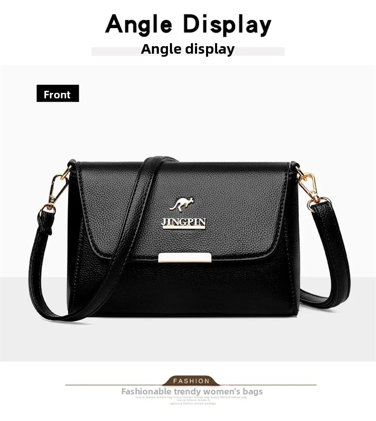 JINGPIN Faux Leather Crossbody Bag Women’s Stylish Shoulder Purse Versatile, Durable, Perfect for Daily Commute & Casual Outings