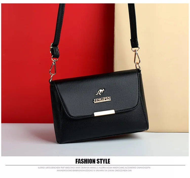 JINGPIN Faux Leather Crossbody Bag Women’s Stylish Shoulder Purse Versatile, Durable, Perfect for Daily Commute & Casual Outings