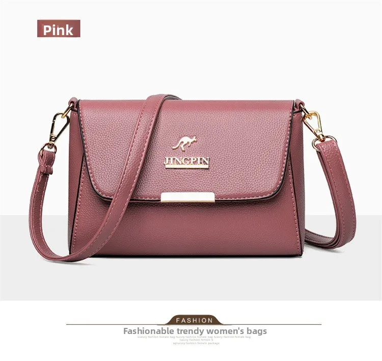 JINGPIN Faux Leather Crossbody Bag Women’s Stylish Shoulder Purse Versatile, Durable, Perfect for Daily Commute & Casual Outings