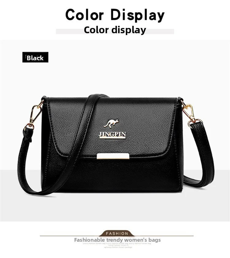 JINGPIN Faux Leather Crossbody Bag Women’s Stylish Shoulder Purse Versatile, Durable, Perfect for Daily Commute & Casual Outings