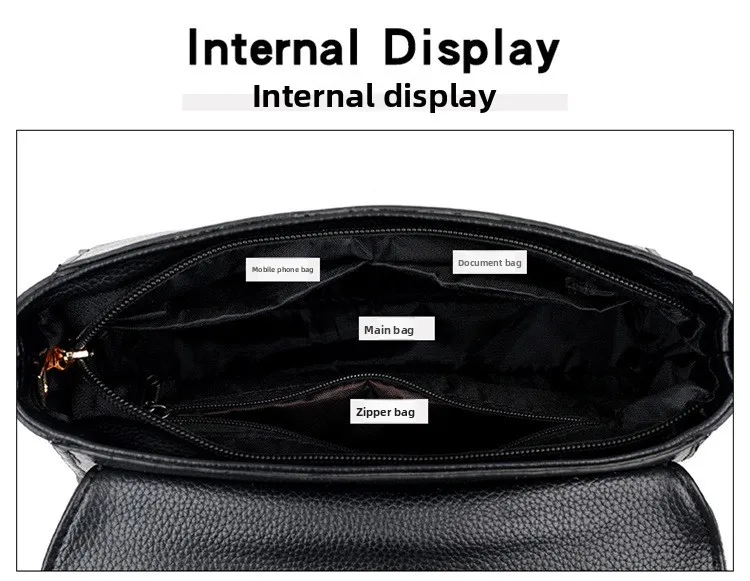 JINGPIN Faux Leather Crossbody Bag Women’s Stylish Shoulder Purse Versatile, Durable, Perfect for Daily Commute & Casual Outings
