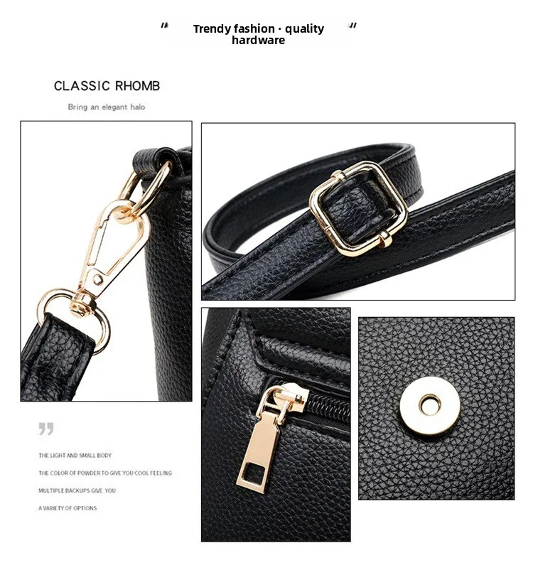 JINGPIN Faux Leather Crossbody Bag Women’s Stylish Shoulder Purse Versatile, Durable, Perfect for Daily Commute & Casual Outings