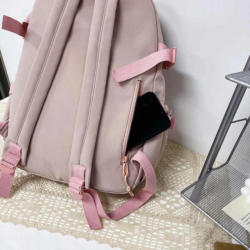 Cute Women Backpacks Waterproof Multi-Pocket Nylon School Backpack for Student Female Girls Kawaii Laptop Book Pack Mochilas