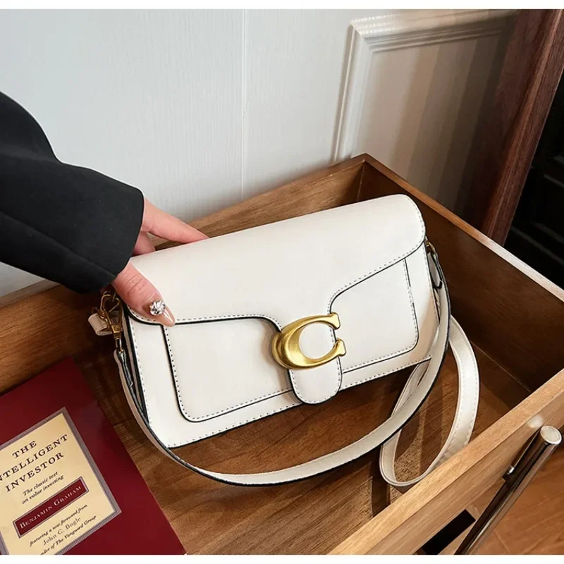 Autumn New Niche Women's Small Square Bag, High‑End Texture Solid Color Simple Versatile Classic Retro Shoulder Crossbody Purse