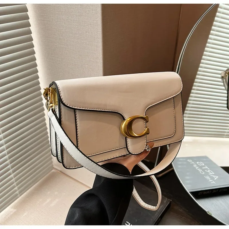 Autumn New Niche Women's Small Square Bag, High‑End Texture Solid Color Simple Versatile Classic Retro Shoulder Crossbody Purse