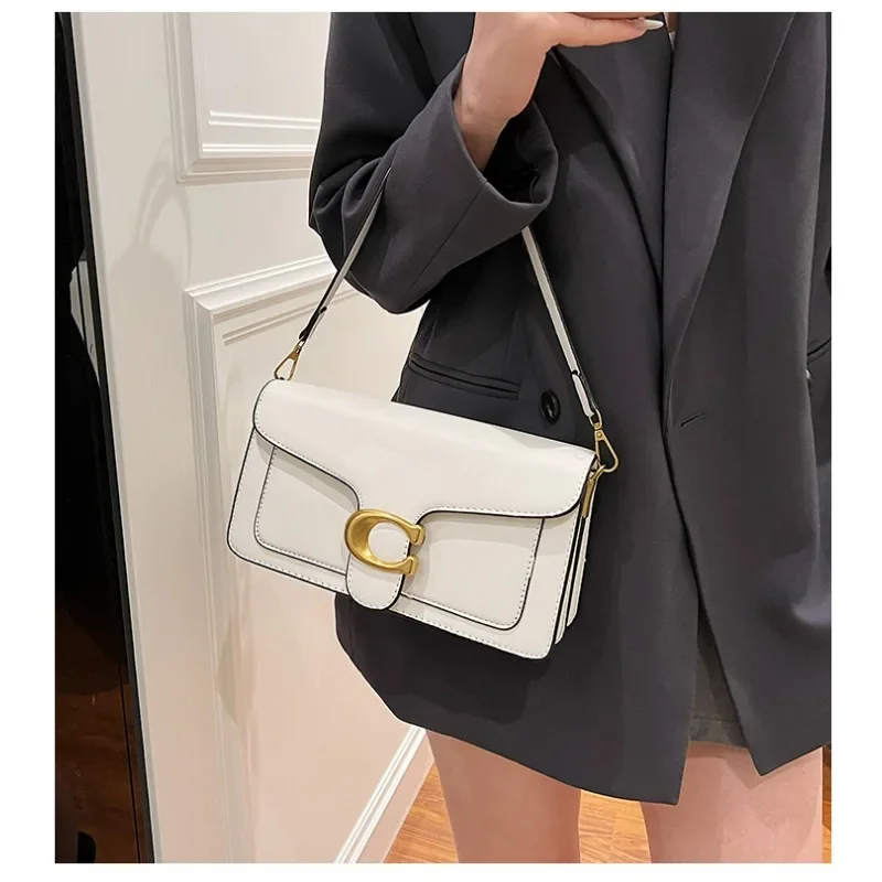 Autumn New Niche Women's Small Square Bag, High‑End Texture Solid Color Simple Versatile Classic Retro Shoulder Crossbody Purse
