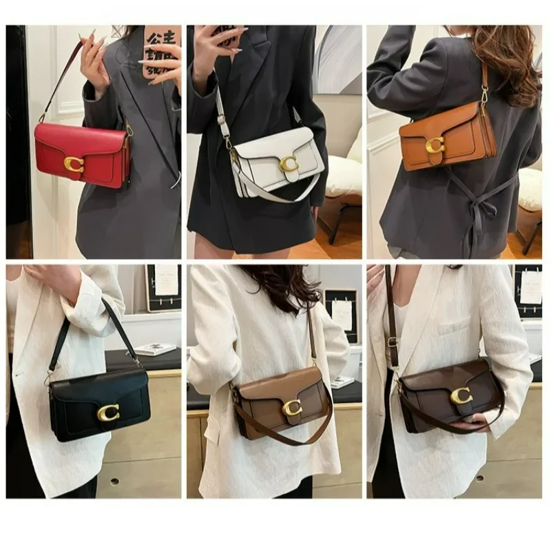 Autumn New Niche Women's Small Square Bag, High‑End Texture Solid Color Simple Versatile Classic Retro Shoulder Crossbody Purse