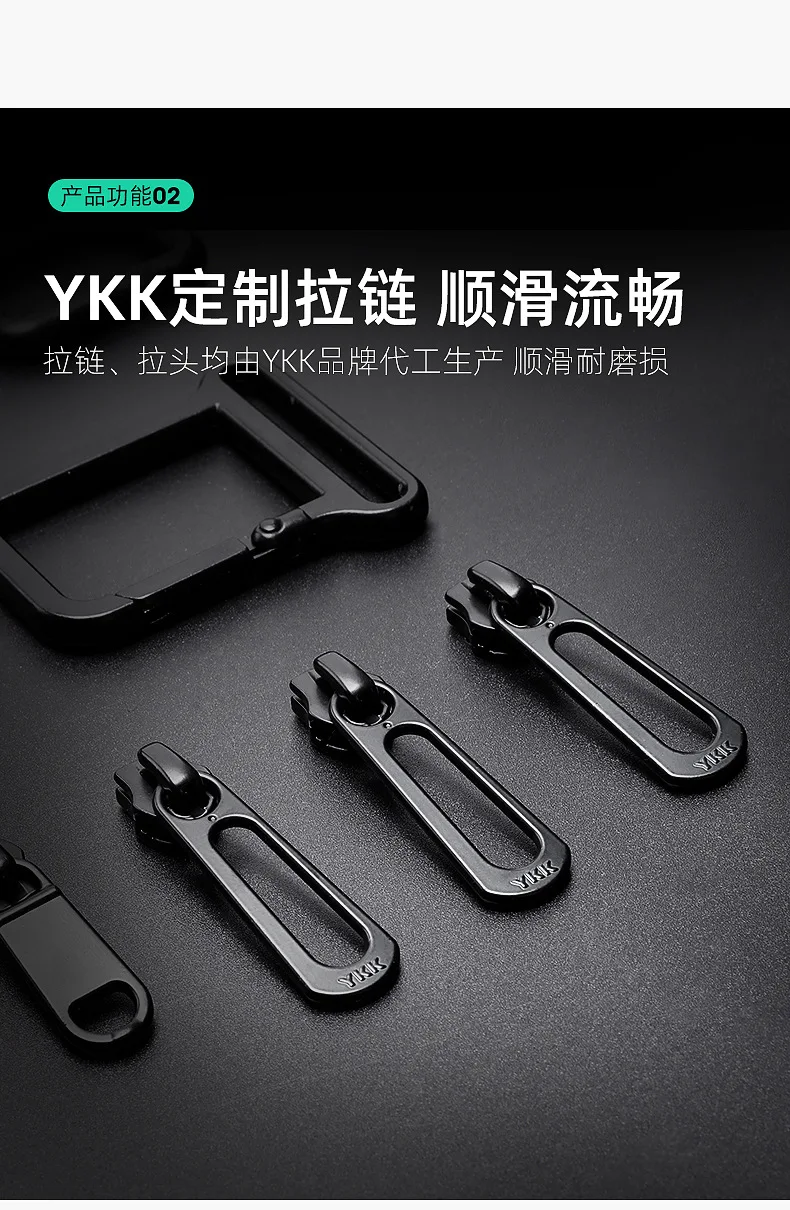 Premium Black Waterproof CrossBag Personality Fashion Men Magnetic Messenger Bag Lightweight Minimalist Sling Shoulder Bag