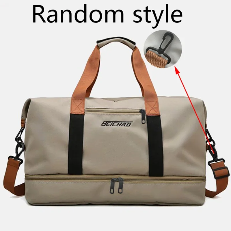 2026 Short Distance Business Travel Handbag Large Capacity Waterproof Storage Bag Men's Portable Sports and Fitness Bag