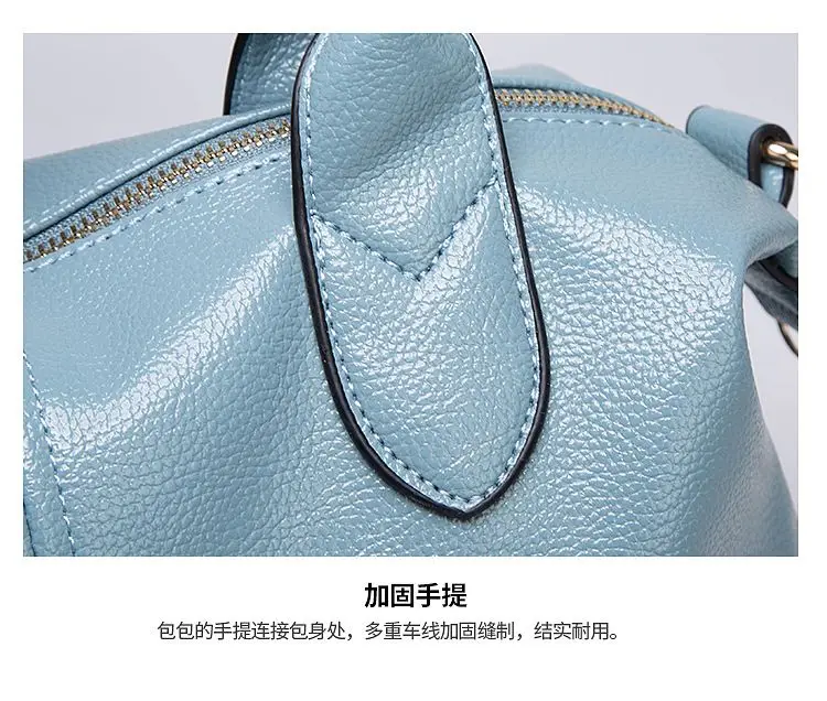 Women Handbags 2024 New Lychee Pattern Women's Korean Version Sweet And Fashionable Soft Women's Bag