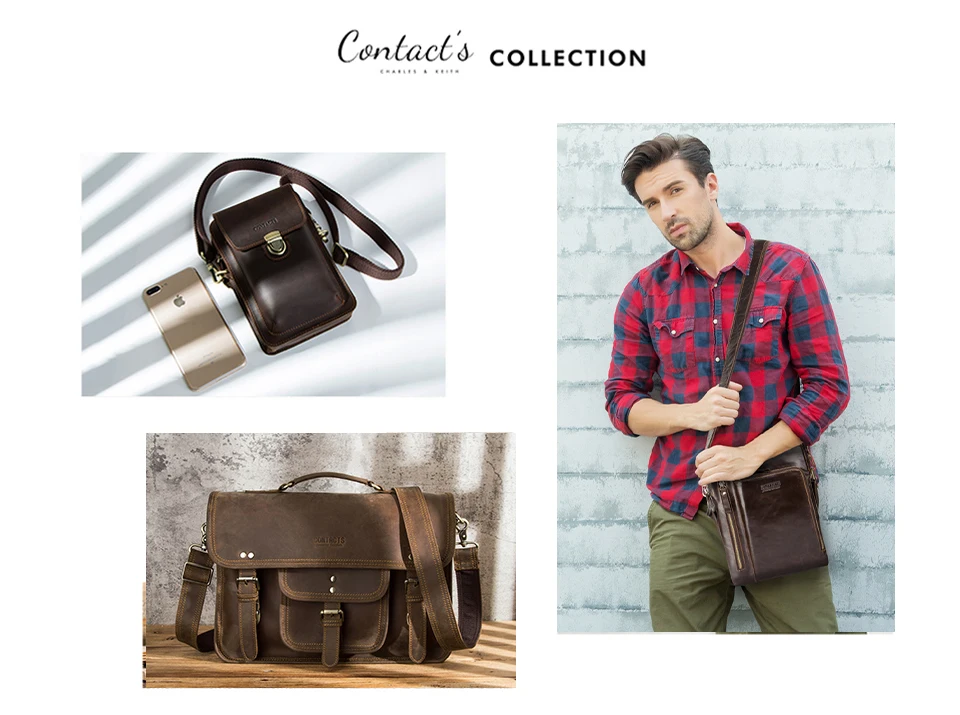 CONTACT'S Genuine Leather Men Wallet Samll Bifold Design Casual Thin Slim Wallets Card Holder Vintage Male Purse Money Clip