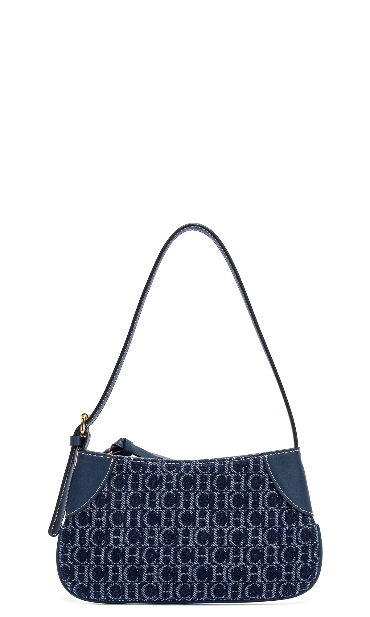 CHCH Women's Handbag 2025 Summer Cowboy Splicing Design Phone Bag Simple Commuter Underarm Bag Wallet