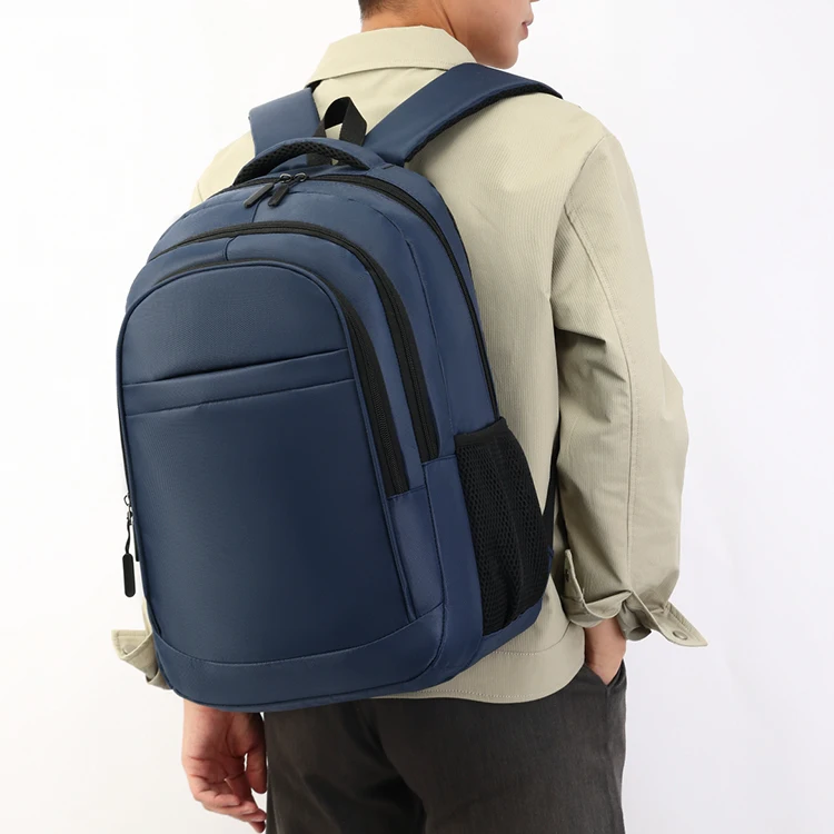 Large-capacity Backpack - Laptop Bag, Featuring a 15.6-inch Tablet Pocket and Zippered Pockets - Utilizing Fading Technology