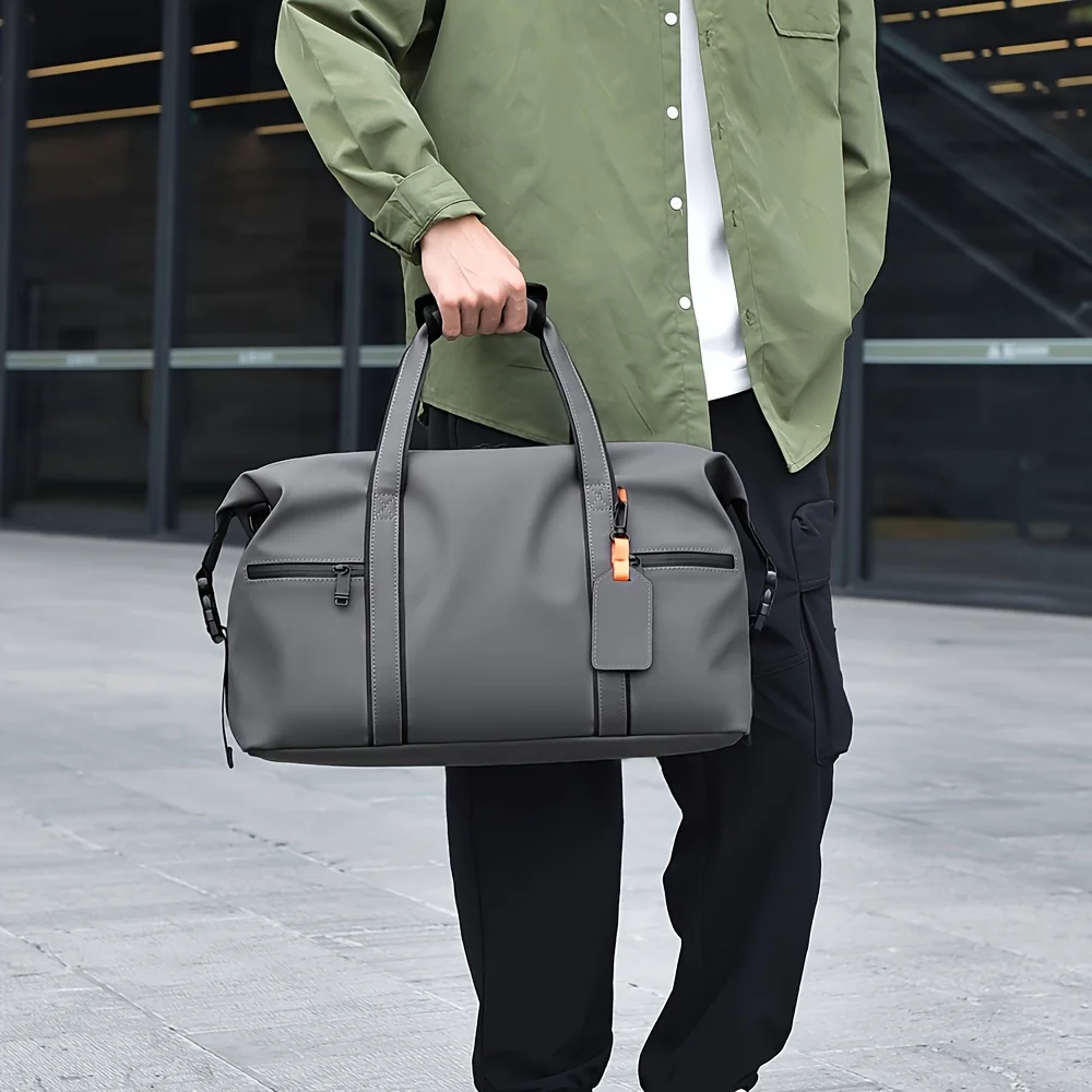 Large Capacity Travel Bag, Portable Overnight Duffel Bag Unisex Sport Fitness Bag, Perfect For Sports And Outdoor Adventures