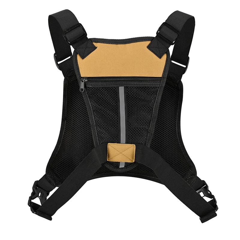 Outdoor Tactical Chest Bag for Men Utility EDC Travel Chest Pack for Running Hiking Chest Vest Holster