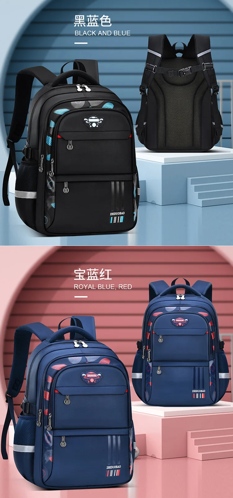Waterproof Kids Backpack for Boys Orthopedic Primary School Bag Mochila New Schoolbags Children's Shoulder Load Distribution