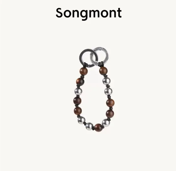 Songmont Pendant Tiger Tooth Udo Woven Charms Courage Stone Transit Cylinder Nothing Bead Piece