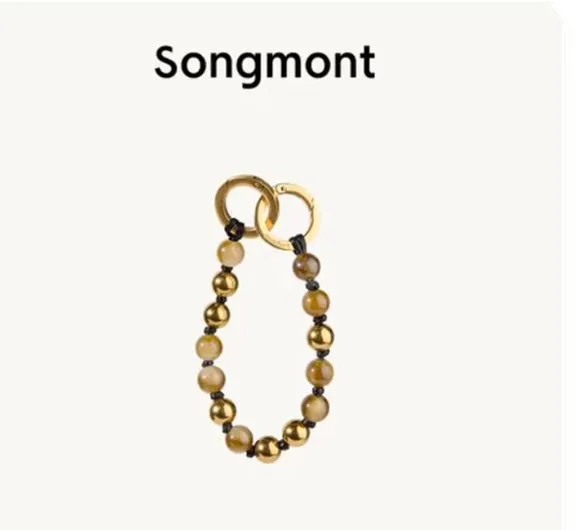 Songmont Pendant Tiger Tooth Udo Woven Charms Courage Stone Transit Cylinder Nothing Bead Piece