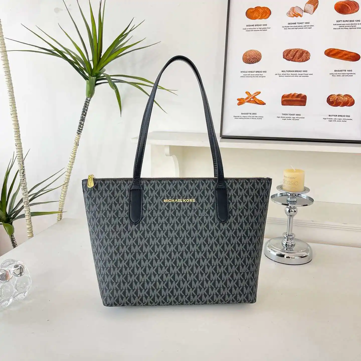 Michael Kors High-Quality Women's Medium Tote and Crossbody Bag Shoulder Bag Vegetable Basket Bag