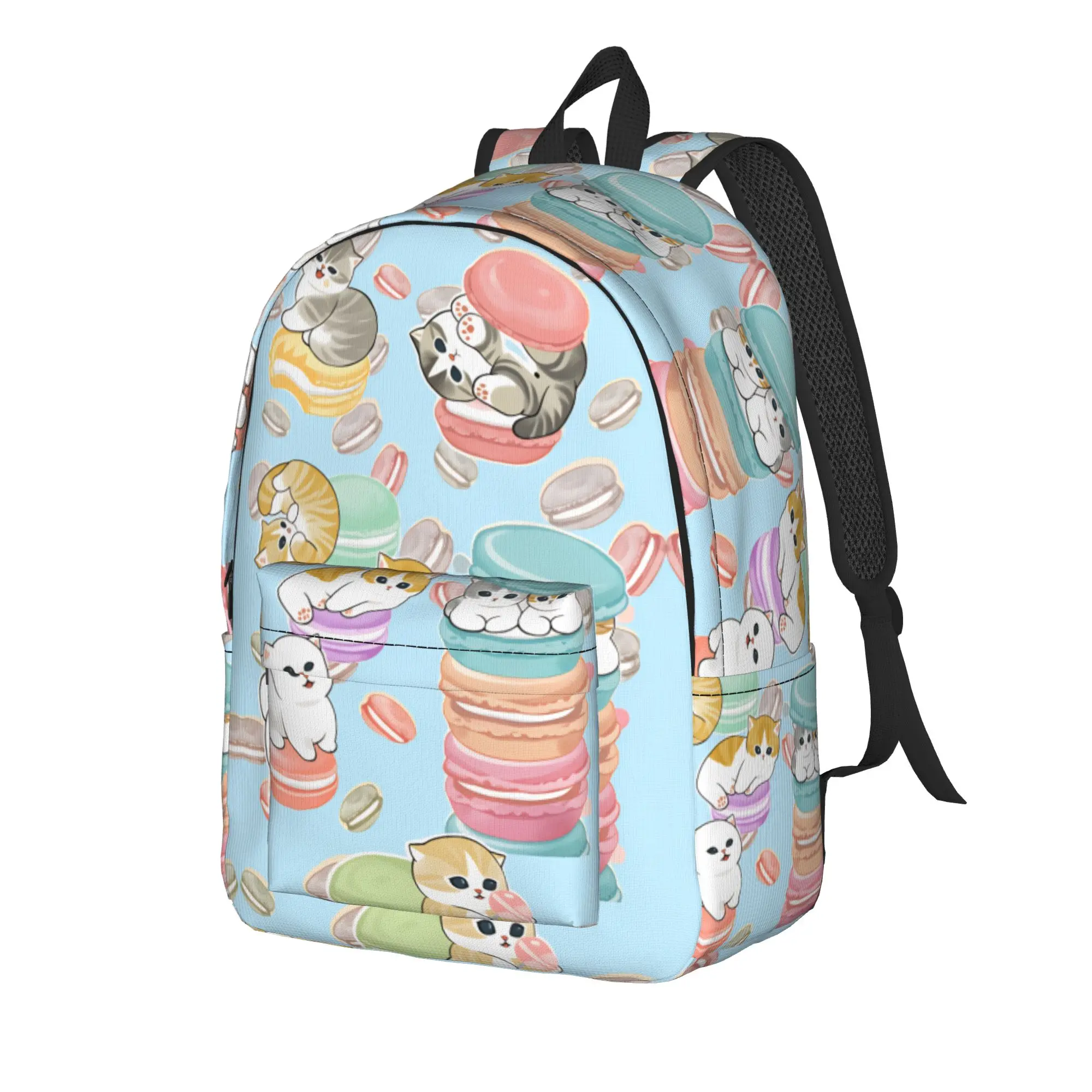 Mofusand Backpack Boy Polyester University Backpacks Pattern Fashion High School Bags Rucksack