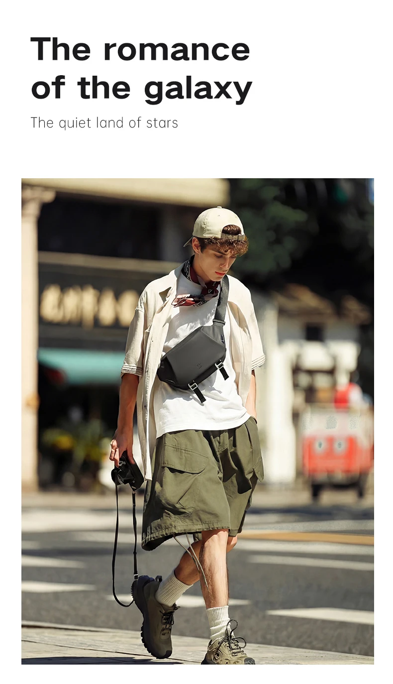 TANGCOOL Waterproof Sling Bag for Men Women Crossbody Fanny Pack Anti Theft Chest Bag For Travel Hiking Cycling
