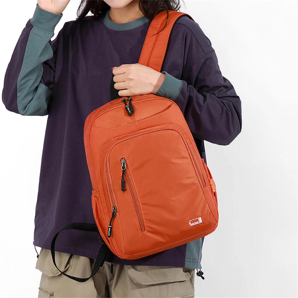 Fashion Commuter Daypack Women Waterproof Oxford Backpack Large Capacity School Bag Ladies Lightweight and Portable Travel Bag