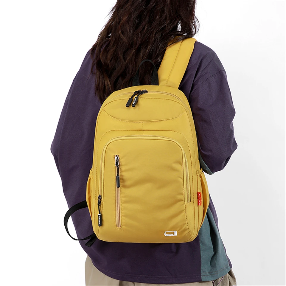 Fashion Commuter Daypack Women Waterproof Oxford Backpack Large Capacity School Bag Ladies Lightweight and Portable Travel Bag