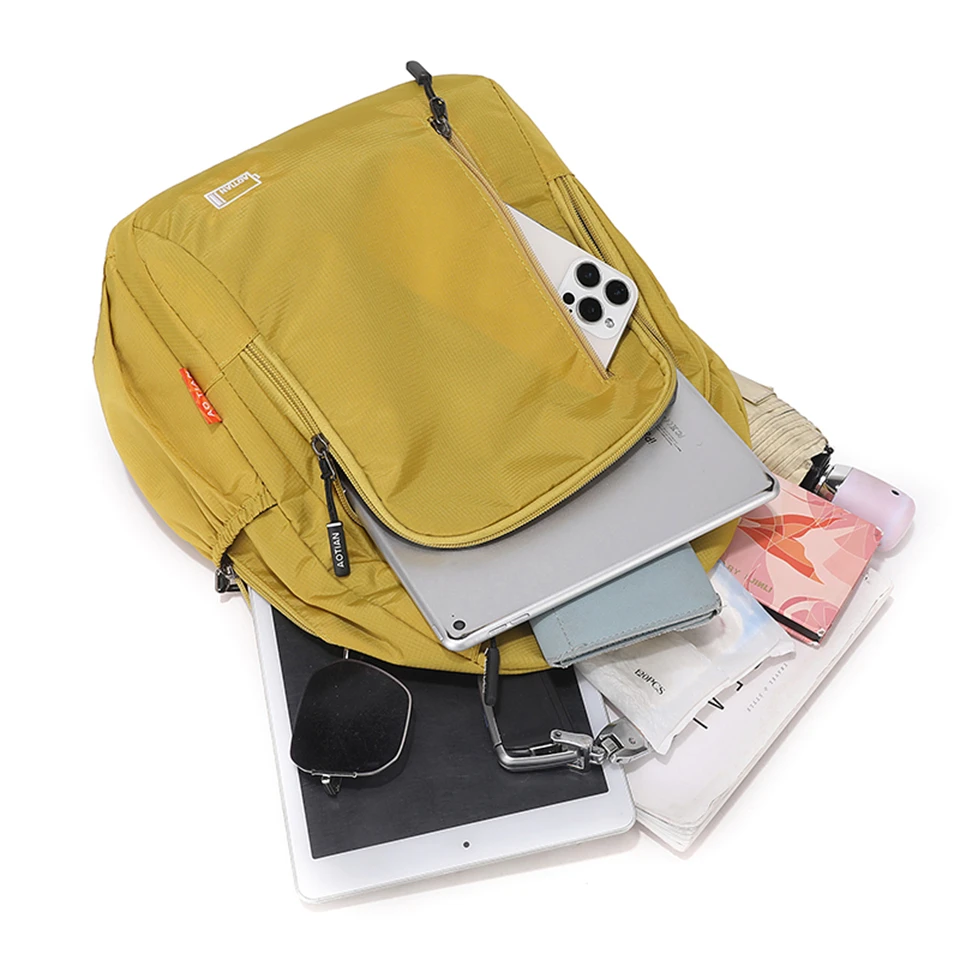 Fashion Commuter Daypack Women Waterproof Oxford Backpack Large Capacity School Bag Ladies Lightweight and Portable Travel Bag