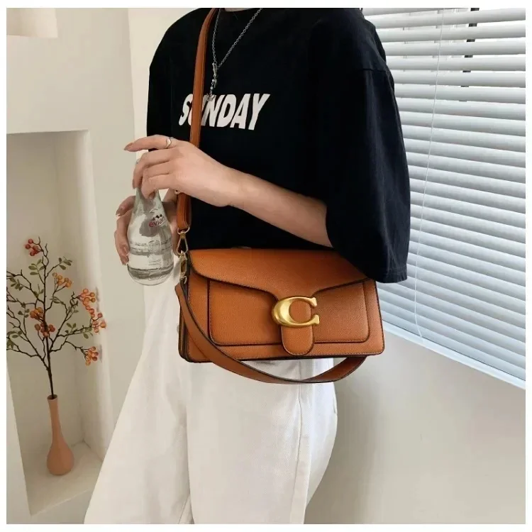 Caviar Grain Small Square Crossbody Bag, Minimalist Fashion Portable Women's Daily Shoulder Purse for Everyday Use