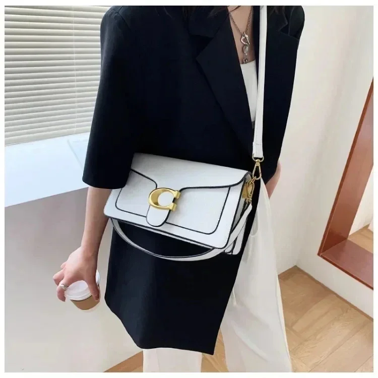 Caviar Grain Small Square Crossbody Bag, Minimalist Fashion Portable Women's Daily Shoulder Purse for Everyday Use