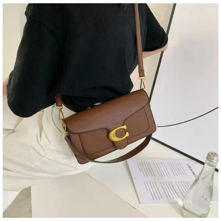 Caviar Grain Small Square Crossbody Bag, Minimalist Fashion Portable Women's Daily Shoulder Purse for Everyday Use