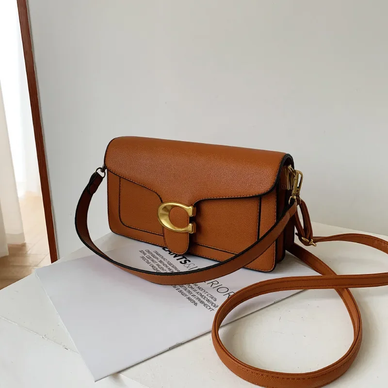Caviar Grain Small Square Crossbody Bag, Minimalist Fashion Portable Women's Daily Shoulder Purse for Everyday Use