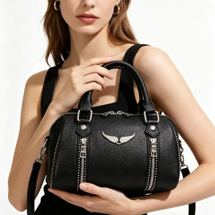 2026 Vintage Classic Leather Bag For Women Elegant Solid Color Commuter Purse Best Superstar Show Unique Casual Design